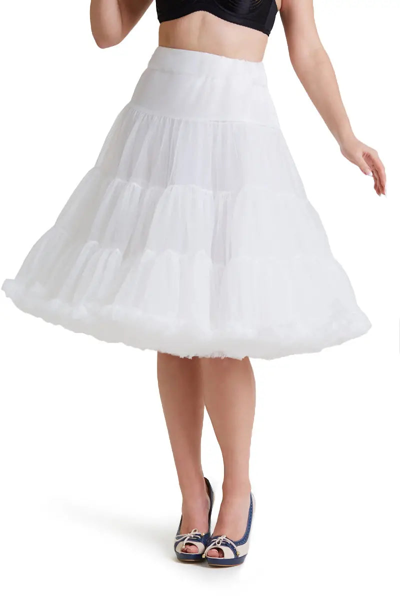 Petticoat. Soft/fluffy.white